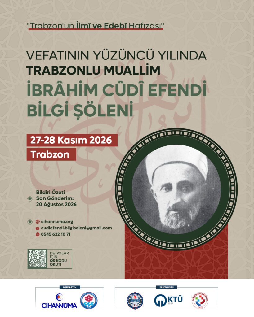 İbrahim Cudi Efendi'nin fotoğrafını içeren afiş