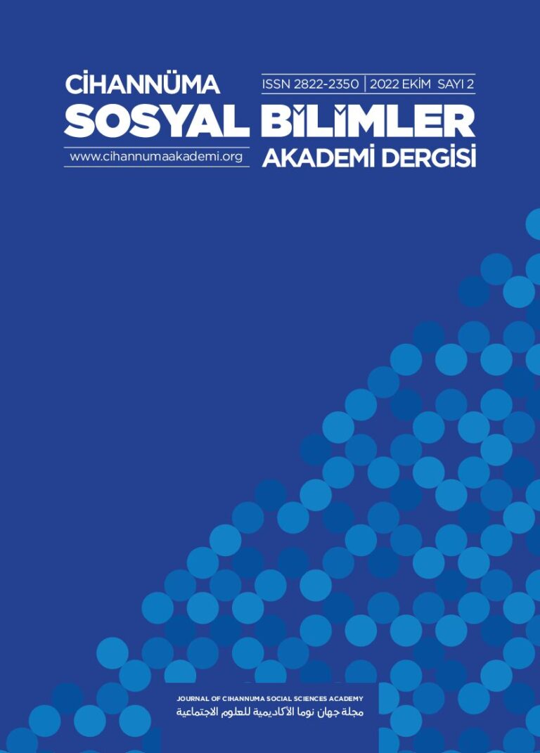 Cilt 1, Sayı 2 · Ekim 2022